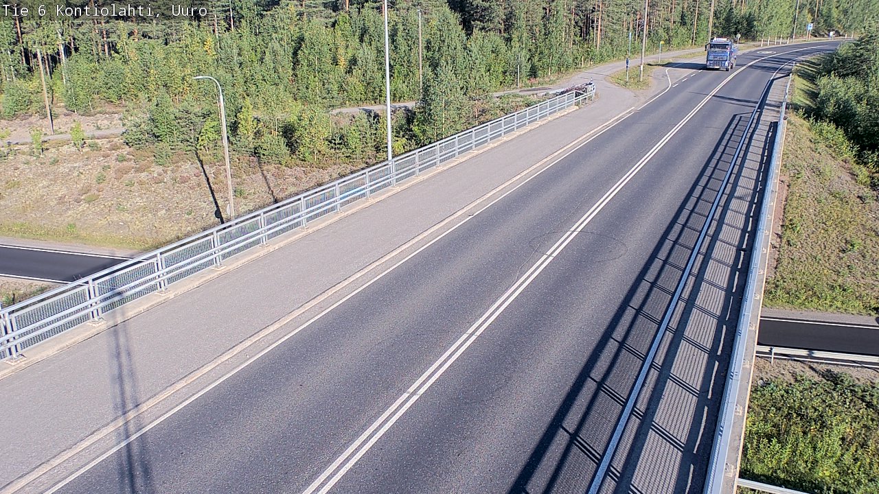 Weather Camera Image Road 6 Kontiolahti, Uuro, Kontiolahti, Pohjois-Karjala