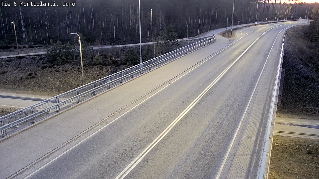 Kelikamerat Kuva Tie 6 Kontiolahti, Uuro, Kontiolahti, Pohjois-Karjala