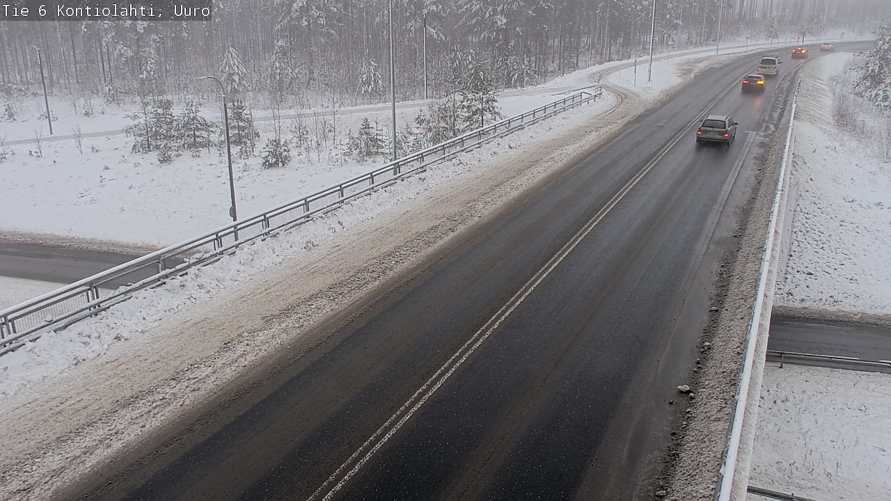 Weather Camera Image Väg 6 Kontiolax, Uuro, Kontiolahti, Pohjois-Karjala