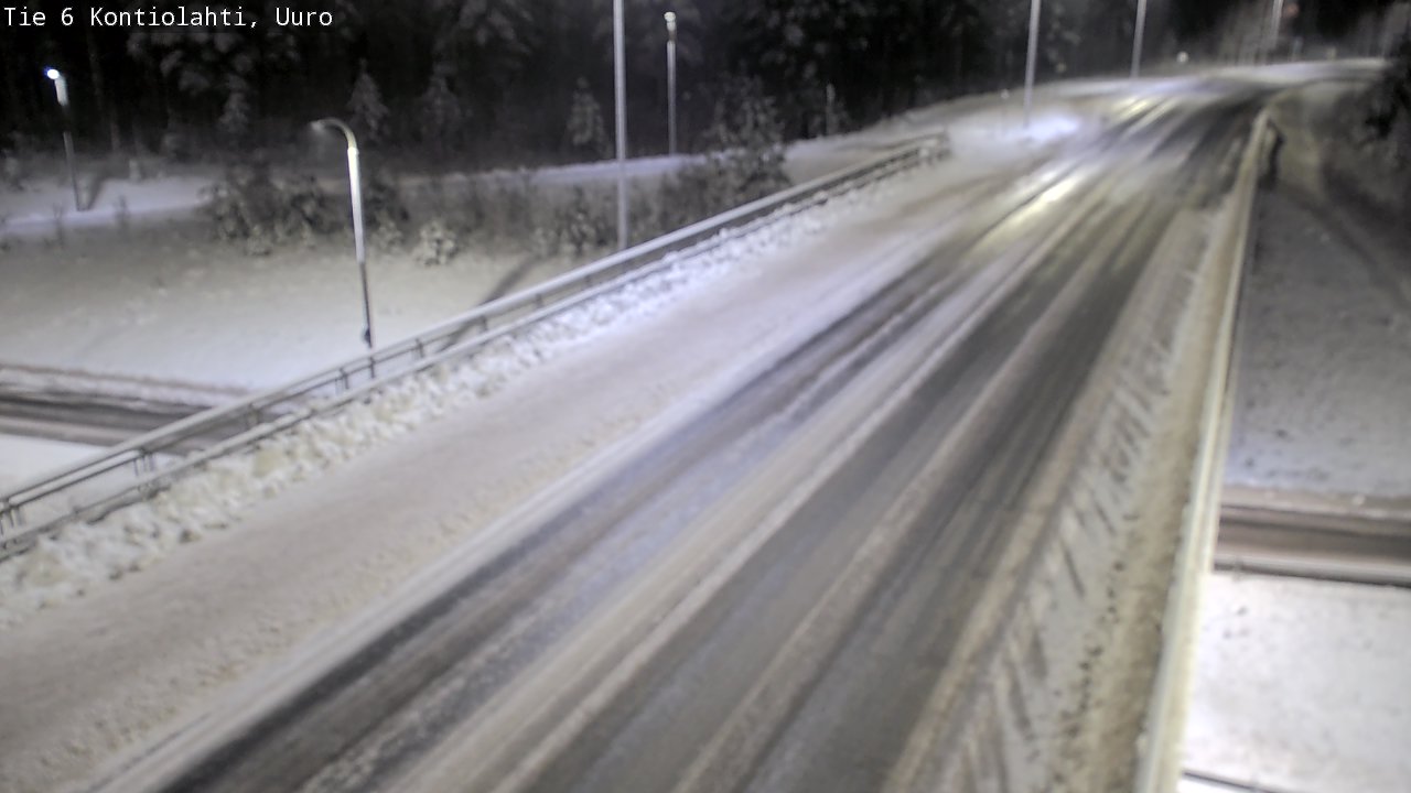 Weather Camera Image Väg 6 Kontiolax, Uuro, Kontiolahti, Pohjois-Karjala