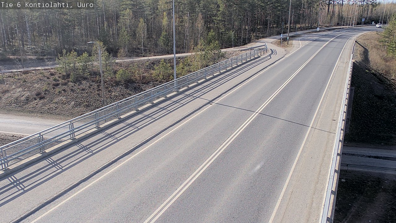Kelikamerat Kuva Tie 6 Kontiolahti, Uuro, Kontiolahti, Pohjois-Karjala