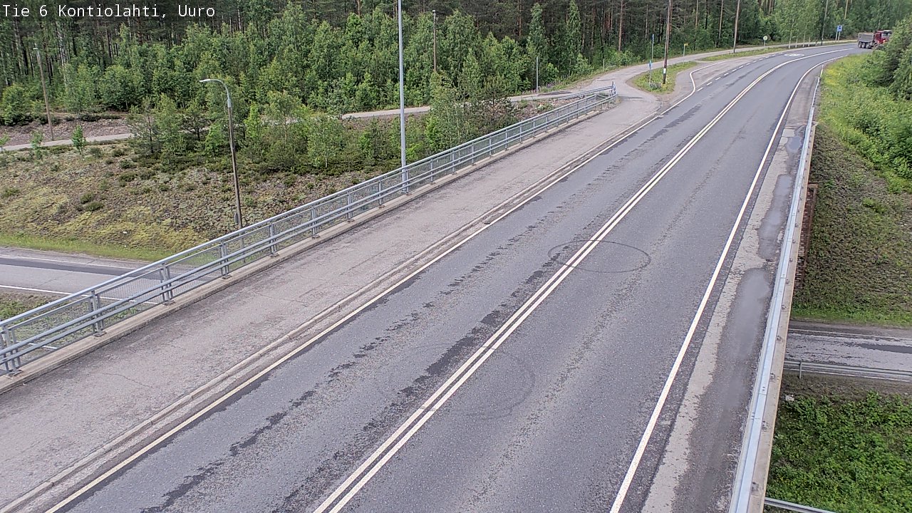Weather Camera Image Väg 6 Kontiolax, Uuro, Kontiolahti, Pohjois-Karjala