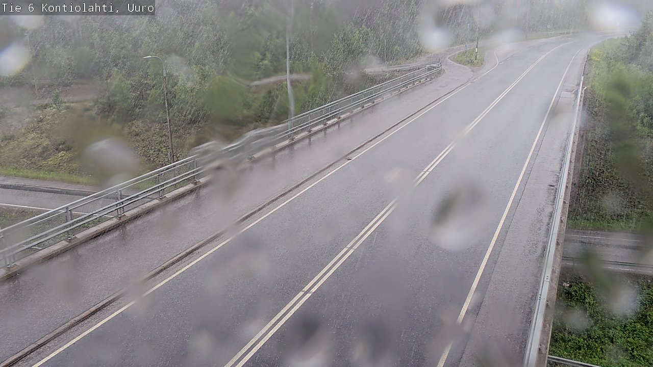 Weather Camera Image Väg 6 Kontiolax, Uuro, Kontiolahti, Pohjois-Karjala