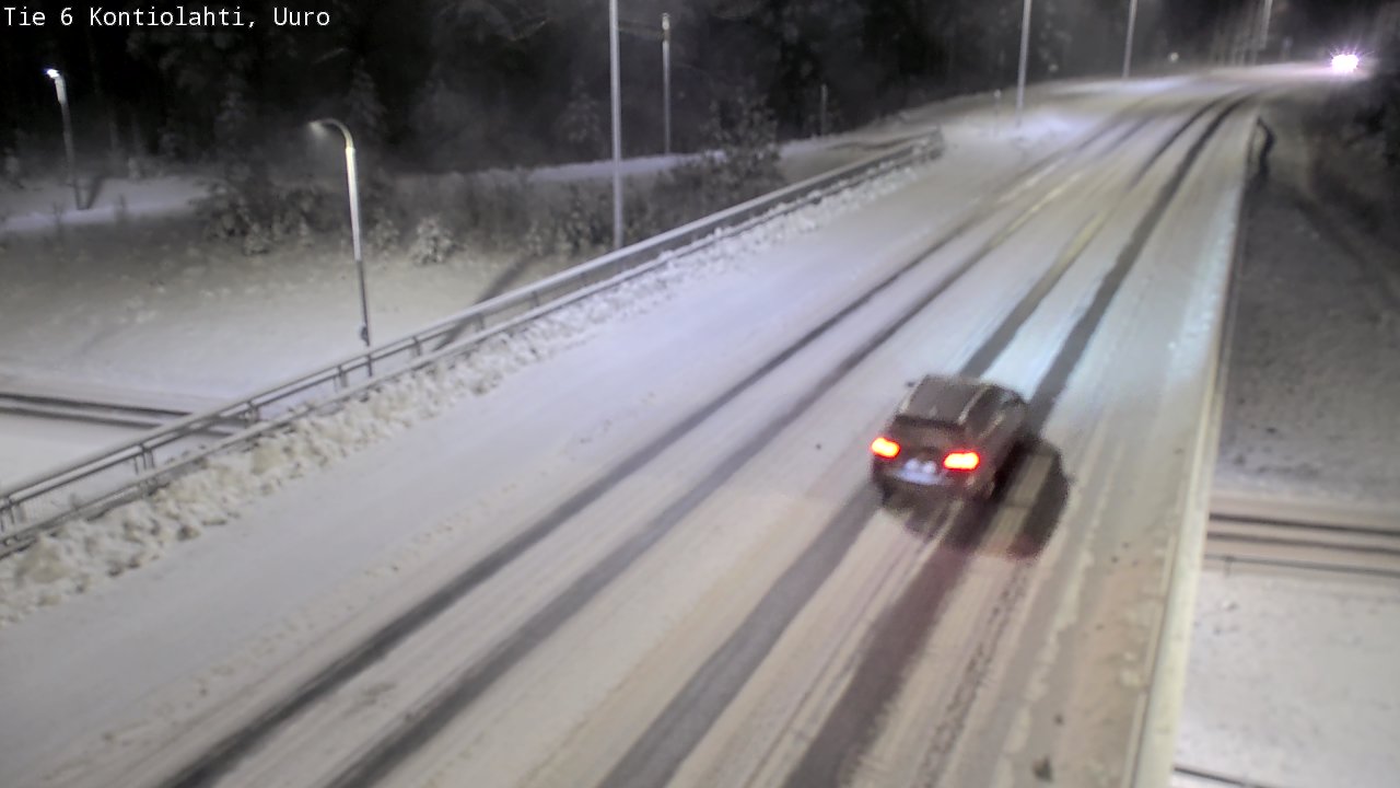 Weather Camera Image Väg 6 Kontiolax, Uuro, Kontiolahti, Pohjois-Karjala