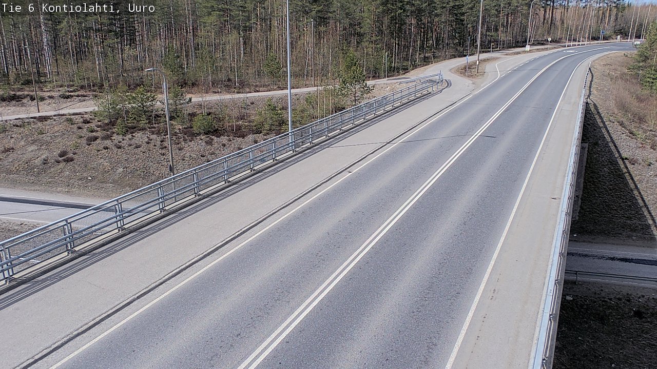 Kelikamerat Kuva Tie 6 Kontiolahti, Uuro, Kontiolahti, Pohjois-Karjala
