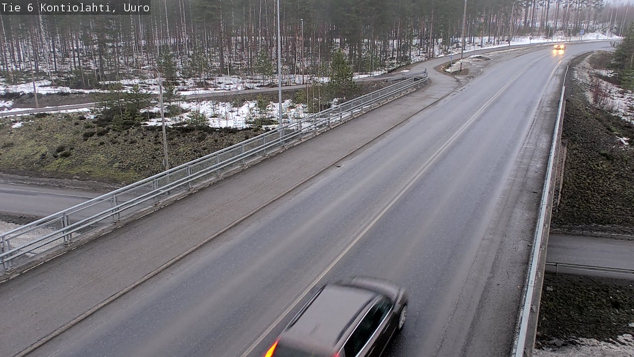 Weather Camera Image Väg 6 Kontiolax, Uuro, Kontiolahti, Pohjois-Karjala