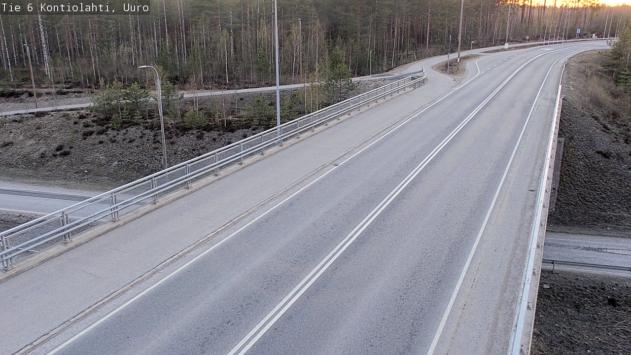 Kelikamerat Kuva Tie 6 Kontiolahti, Uuro, Kontiolahti, Pohjois-Karjala