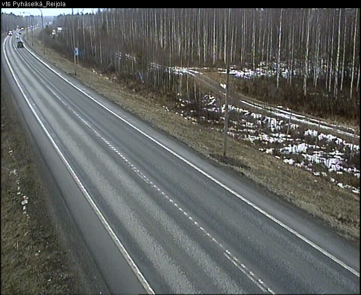 Weather Camera Image Road 6 Joensuu, Reijola, Joensuu, Pohjois-Karjala