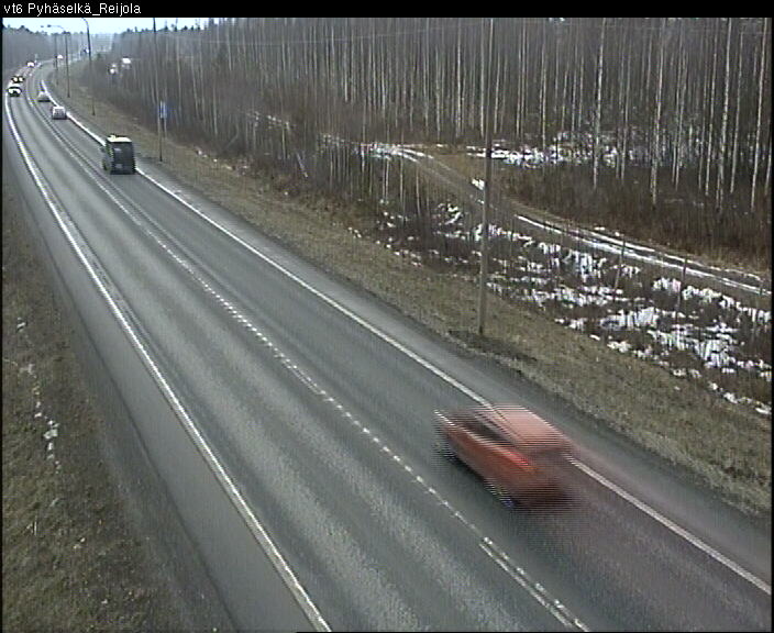 Weather Camera Image Road 6 Joensuu, Reijola, Joensuu, Pohjois-Karjala