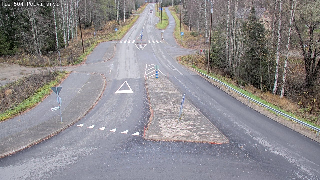 Kelikamerat Kuva Tie 504 Polvijärvi, Polvijärvi, Pohjois-Karjala
