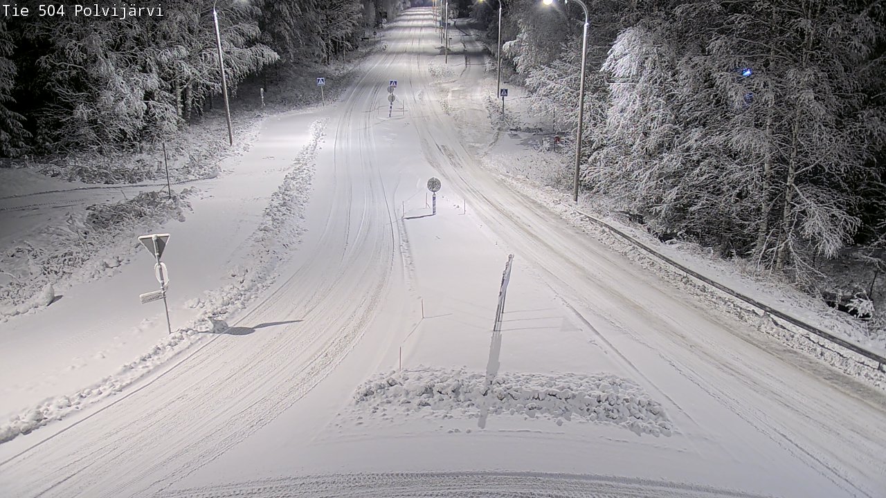 Kelikamerat Kuva Tie 504 Polvijärvi, Polvijärvi, Pohjois-Karjala
