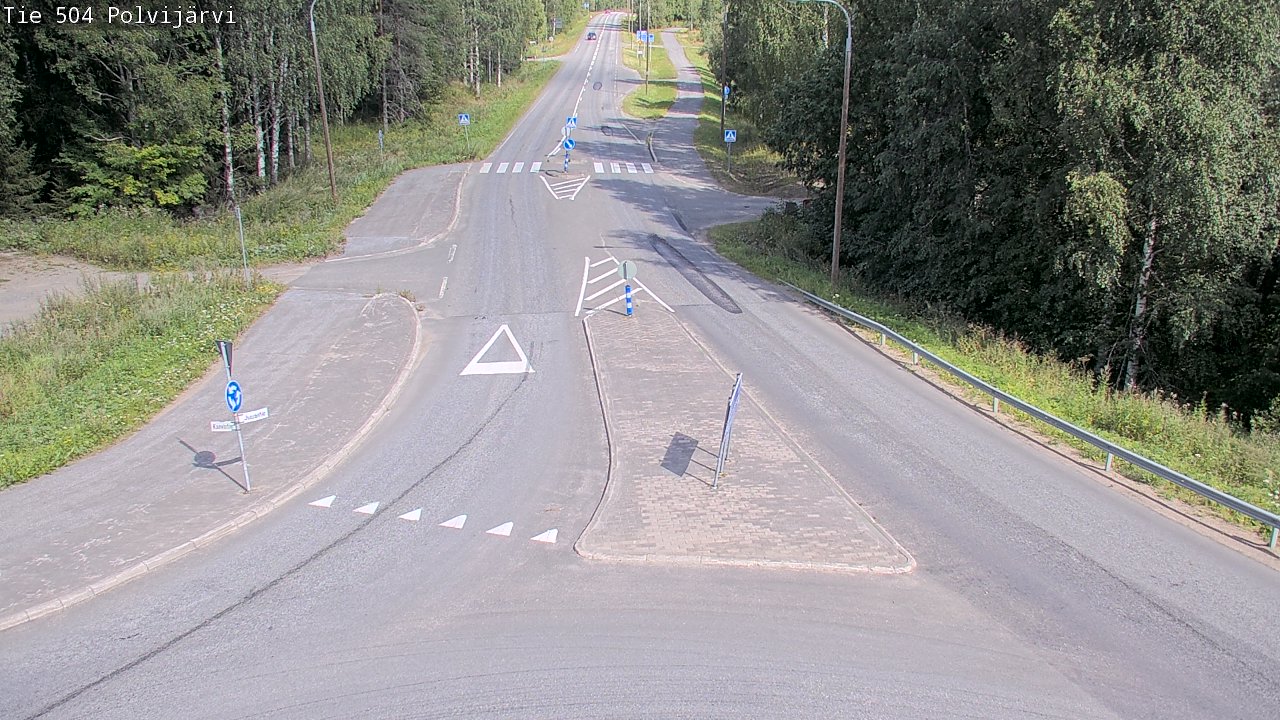 Weather Camera Image Road 504 Polvijärvi, Polvijärvi, Pohjois-Karjala