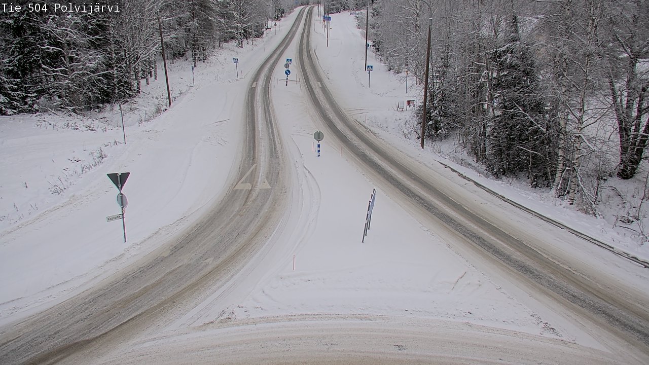 Kelikamerat Kuva Tie 504 Polvijärvi, Polvijärvi, Pohjois-Karjala