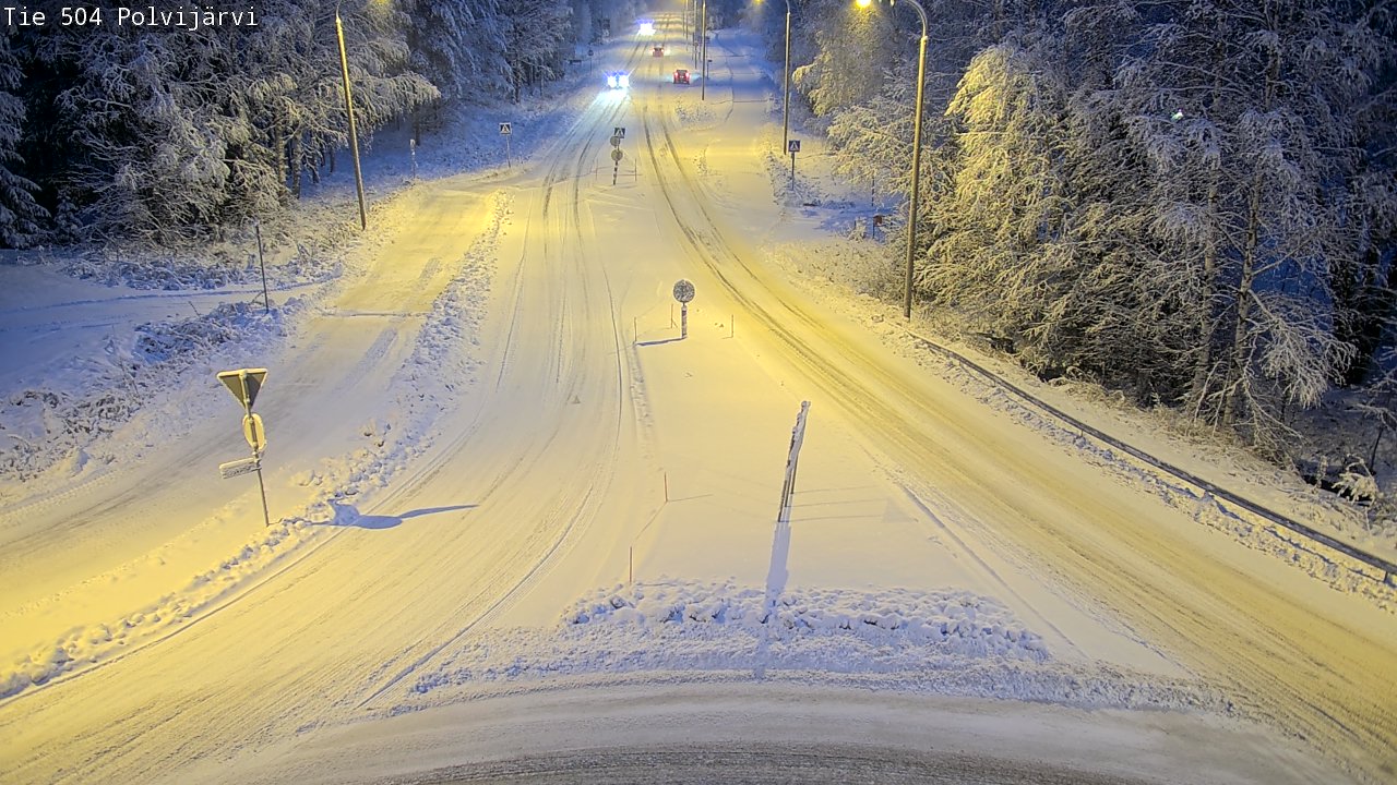 Kelikamerat Kuva Tie 504 Polvijärvi, Polvijärvi, Pohjois-Karjala