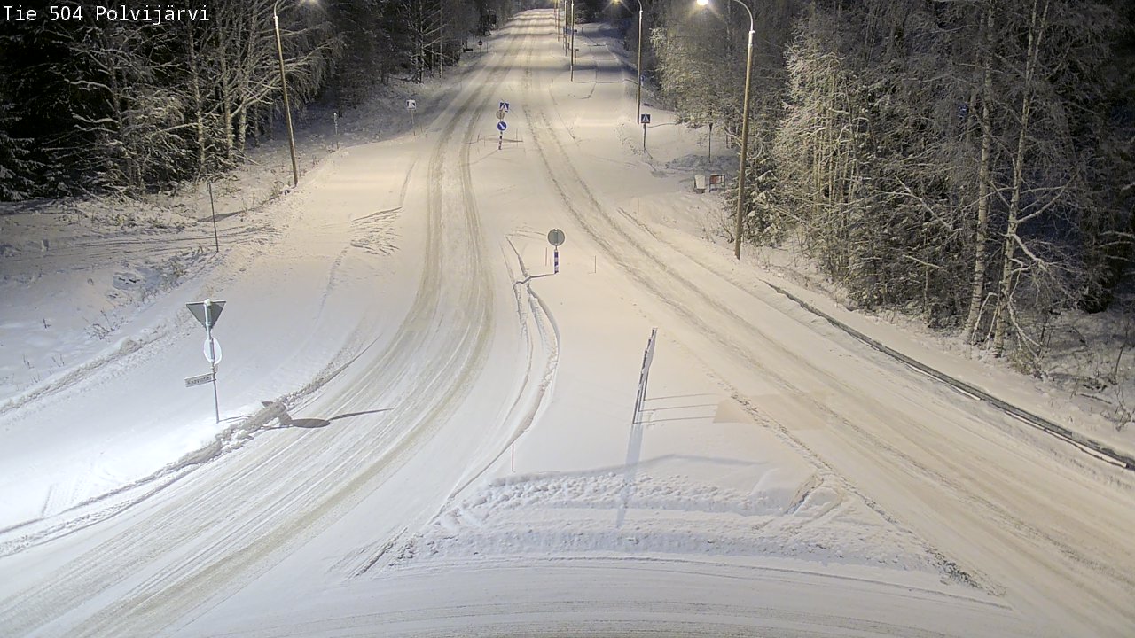Kelikamerat Kuva Tie 504 Polvijärvi, Polvijärvi, Pohjois-Karjala