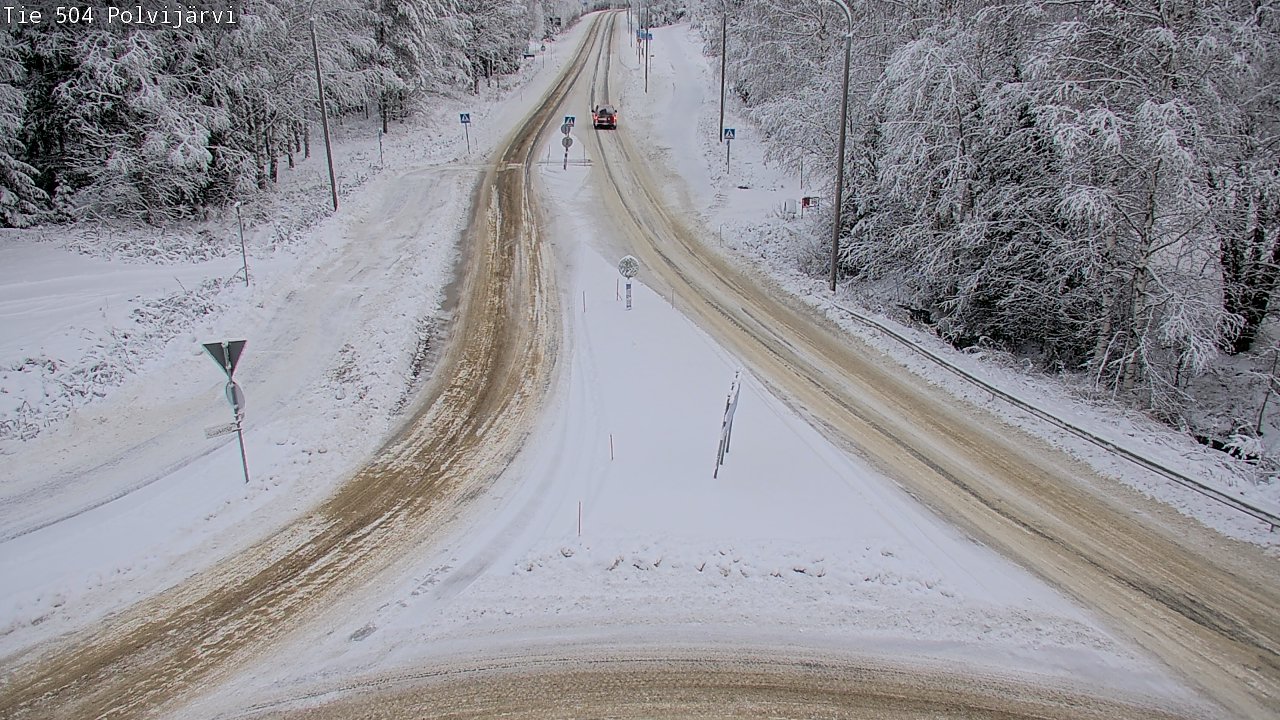 Kelikamerat Kuva Tie 504 Polvijärvi, Polvijärvi, Pohjois-Karjala