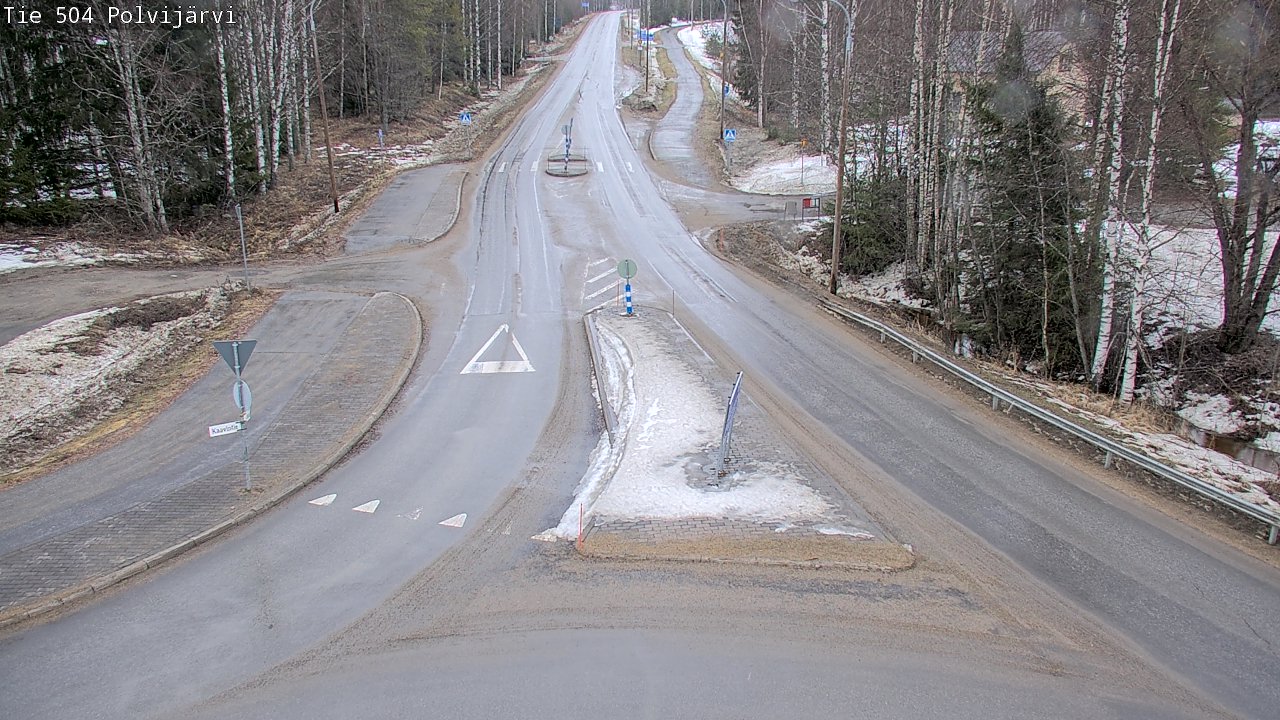 Weather Camera Image Road 504 Polvijärvi, Polvijärvi, Pohjois-Karjala