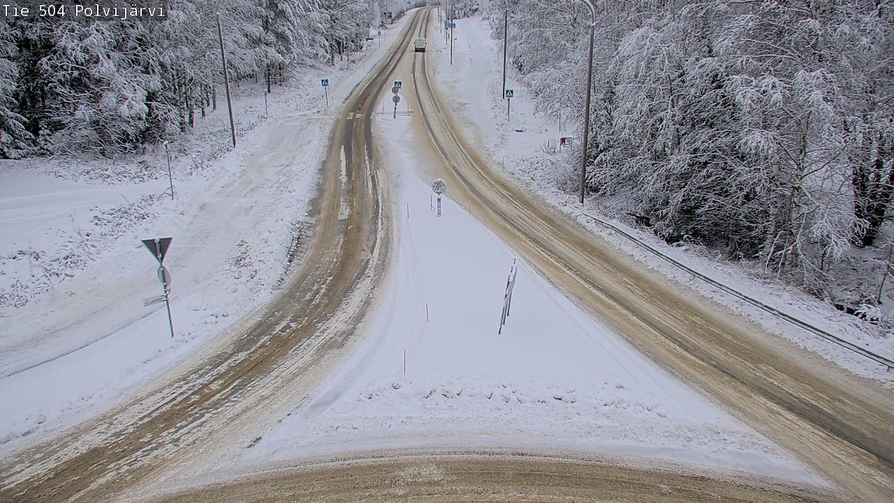 Kelikamerat Kuva Tie 504 Polvijärvi, Polvijärvi, Pohjois-Karjala