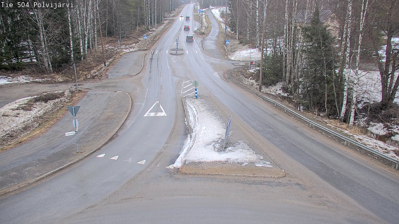 Weather Camera Image Road 504 Polvijärvi, Polvijärvi, Pohjois-Karjala