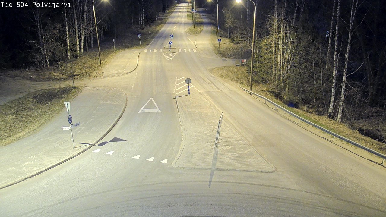 Weather Camera Image Road 504 Polvijärvi, Polvijärvi, Pohjois-Karjala
