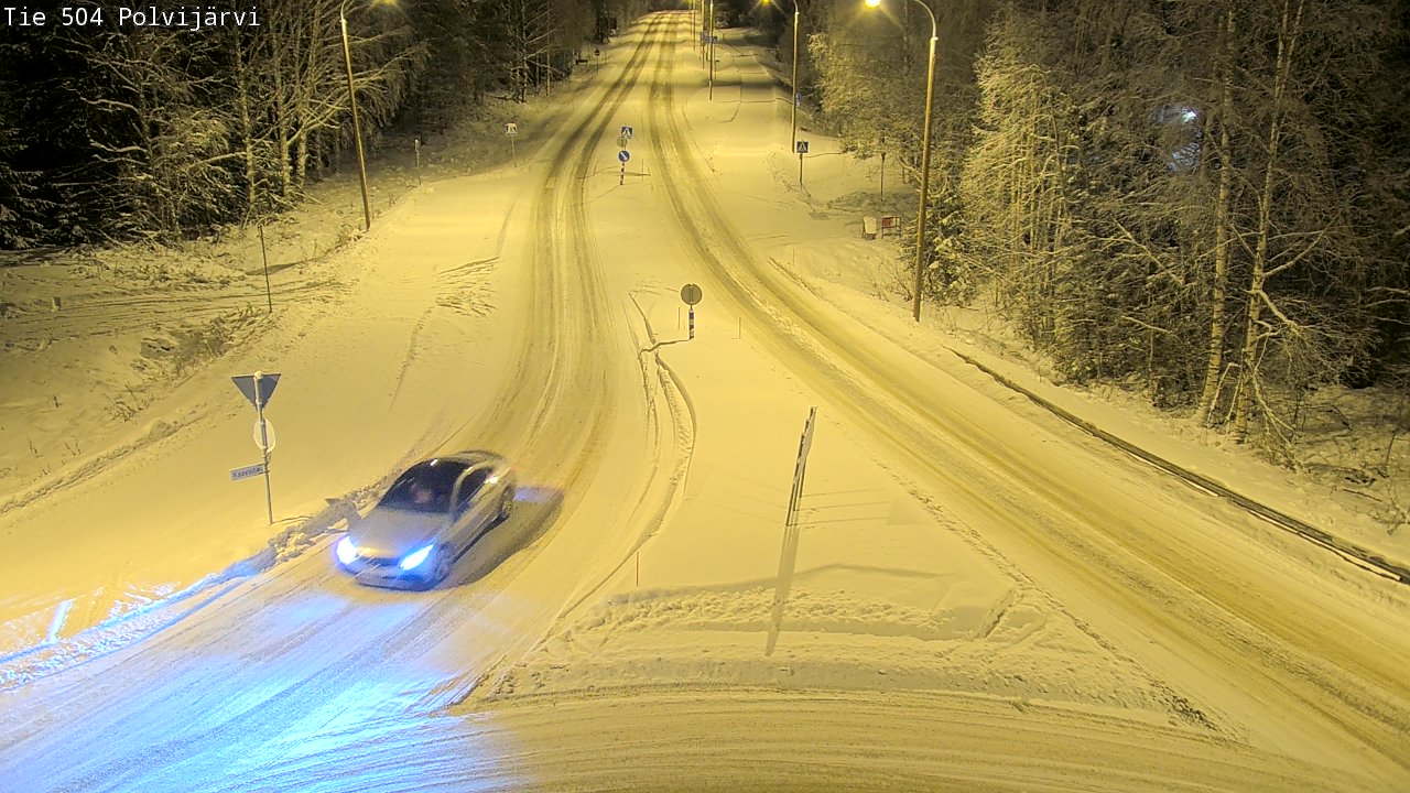 Kelikamerat Kuva Tie 504 Polvijärvi, Polvijärvi, Pohjois-Karjala