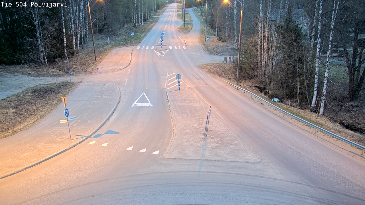 Weather Camera Image Road 504 Polvijärvi, Polvijärvi, Pohjois-Karjala