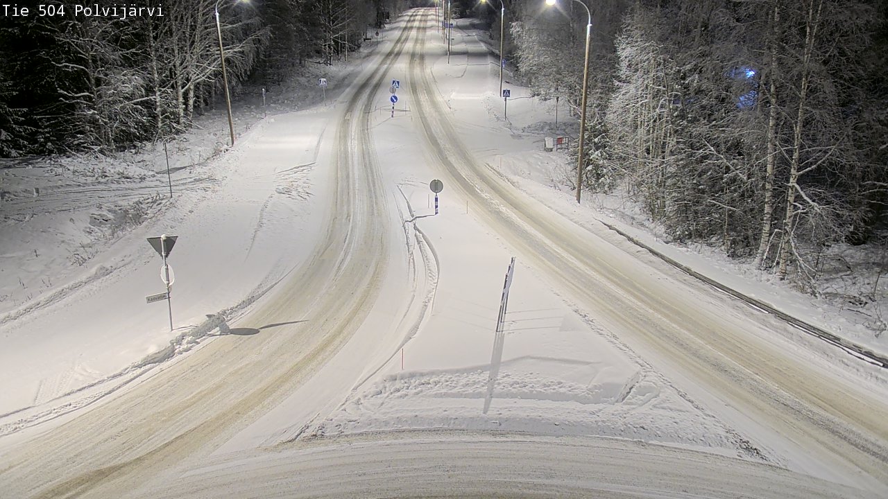 Kelikamerat Kuva Tie 504 Polvijärvi, Polvijärvi, Pohjois-Karjala
