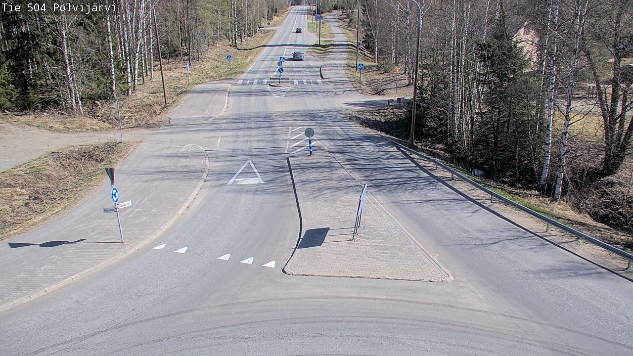 Weather Camera Image Road 504 Polvijärvi, Polvijärvi, Pohjois-Karjala