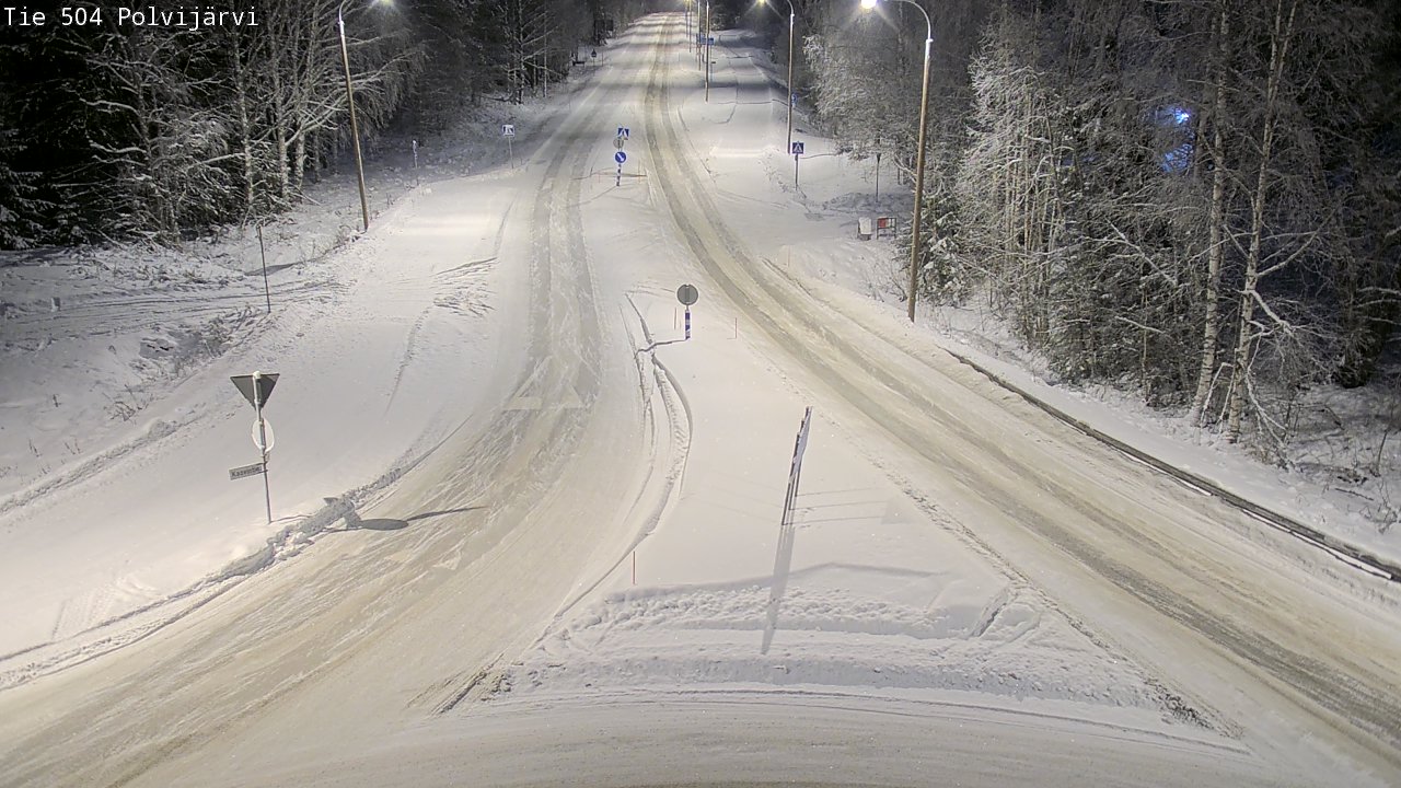 Kelikamerat Kuva Tie 504 Polvijärvi, Polvijärvi, Pohjois-Karjala