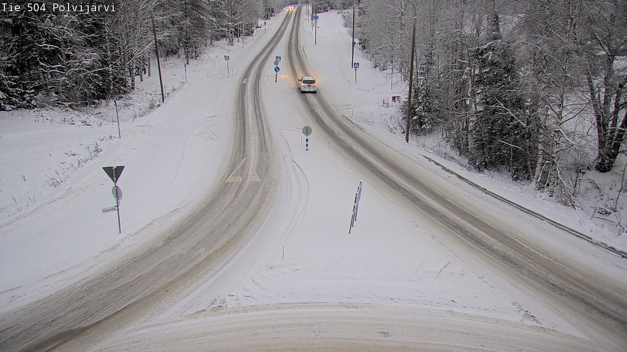 Kelikamerat Kuva Tie 504 Polvijärvi, Polvijärvi, Pohjois-Karjala
