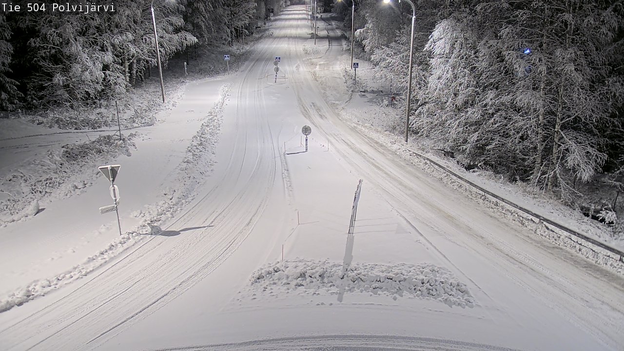 Kelikamerat Kuva Tie 504 Polvijärvi, Polvijärvi, Pohjois-Karjala