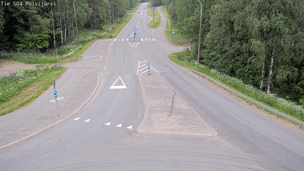 Kelikamerat Kuva Tie 504 Polvijärvi, Polvijärvi, Pohjois-Karjala