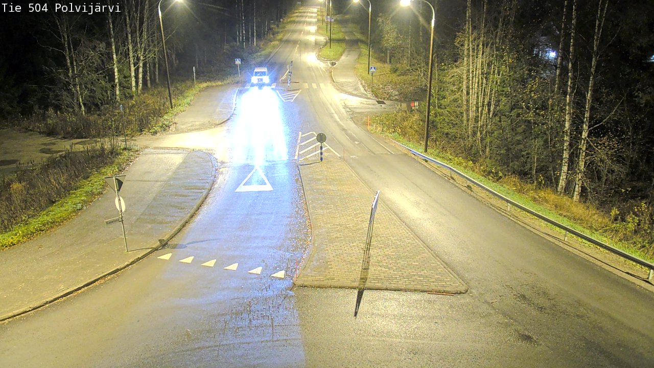 Kelikamerat Kuva Tie 504 Polvijärvi, Polvijärvi, Pohjois-Karjala