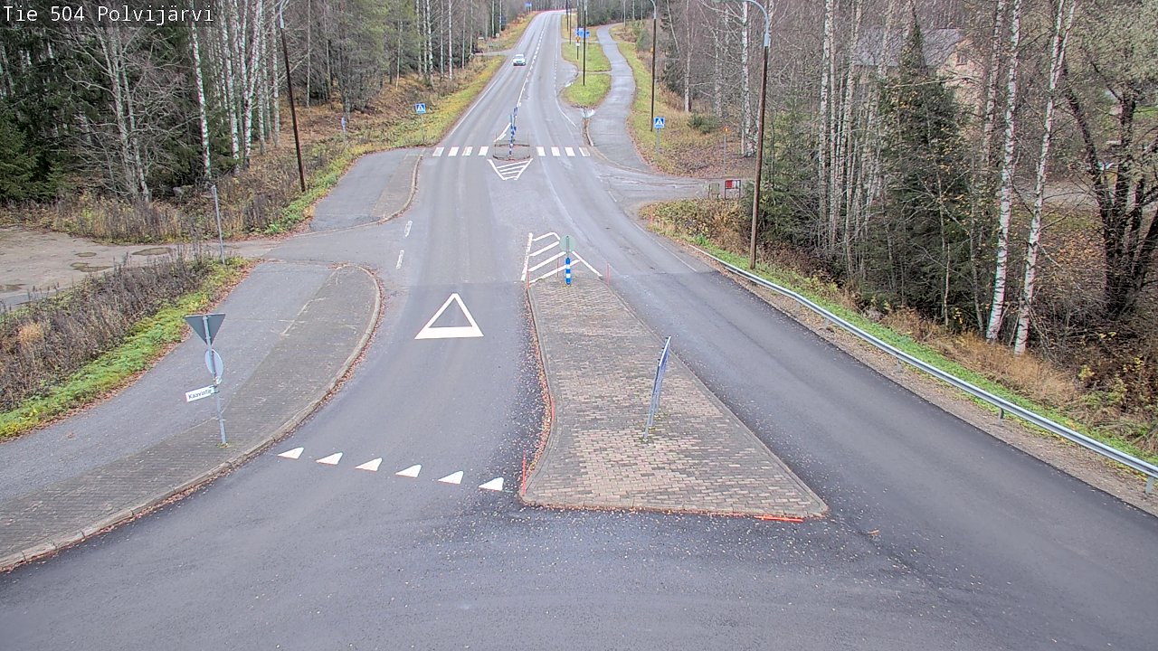 Kelikamerat Kuva Tie 504 Polvijärvi, Polvijärvi, Pohjois-Karjala
