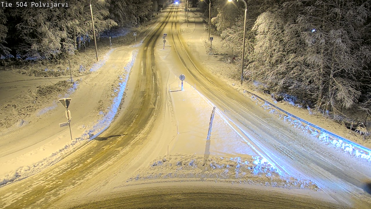 Kelikamerat Kuva Tie 504 Polvijärvi, Polvijärvi, Pohjois-Karjala