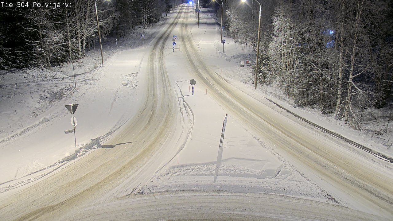 Kelikamerat Kuva Tie 504 Polvijärvi, Polvijärvi, Pohjois-Karjala
