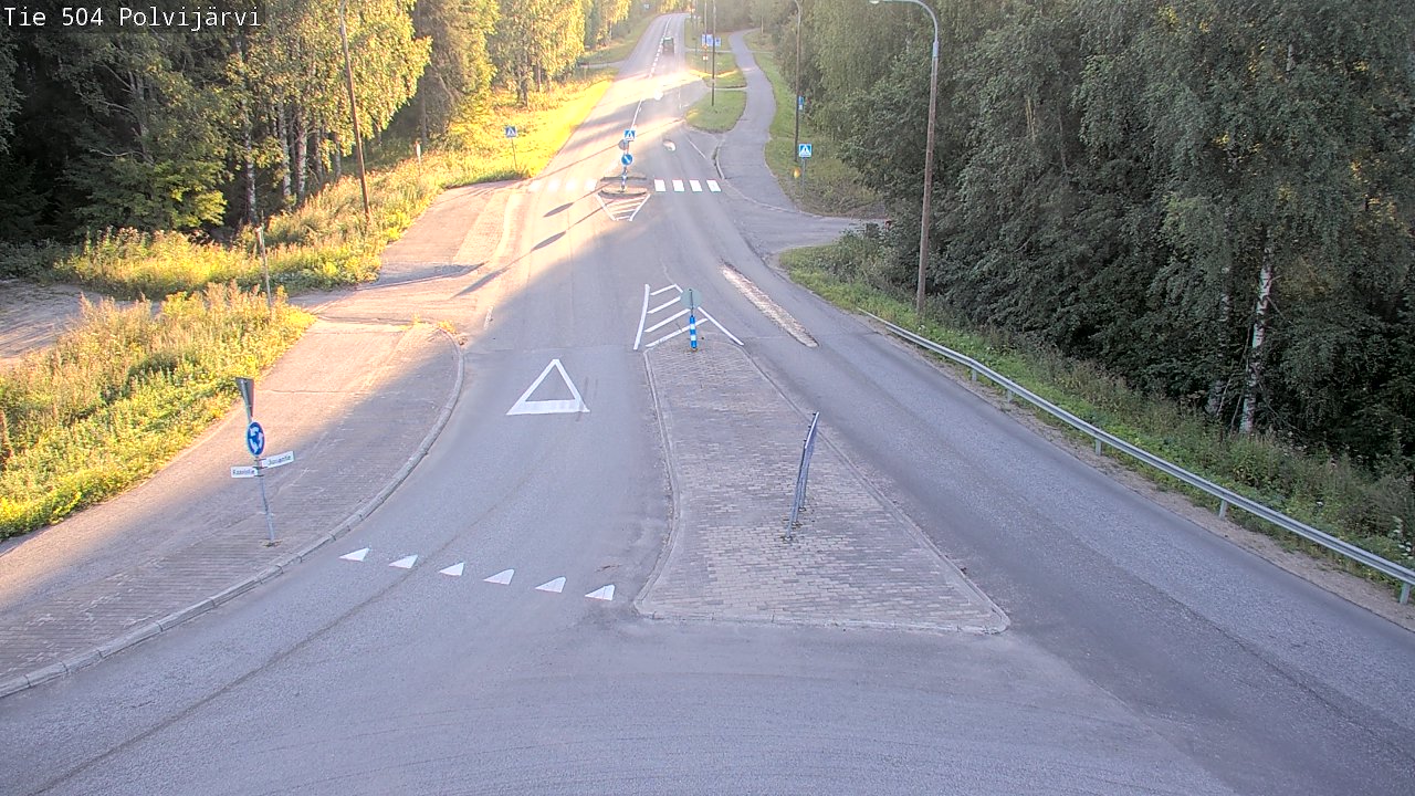 Weather Camera Image Road 504 Polvijärvi, Polvijärvi, Pohjois-Karjala