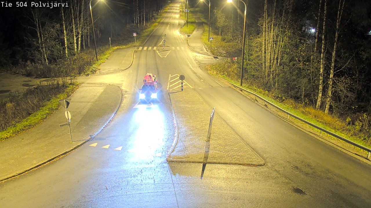 Kelikamerat Kuva Tie 504 Polvijärvi, Polvijärvi, Pohjois-Karjala