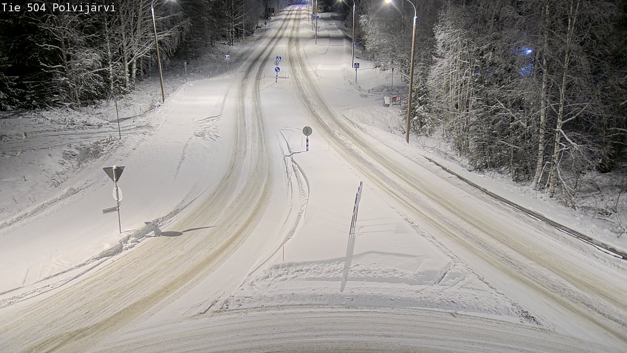 Kelikamerat Kuva Tie 504 Polvijärvi, Polvijärvi, Pohjois-Karjala