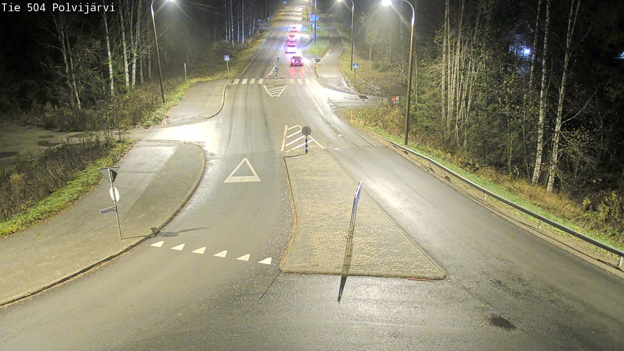 Kelikamerat Kuva Tie 504 Polvijärvi, Polvijärvi, Pohjois-Karjala