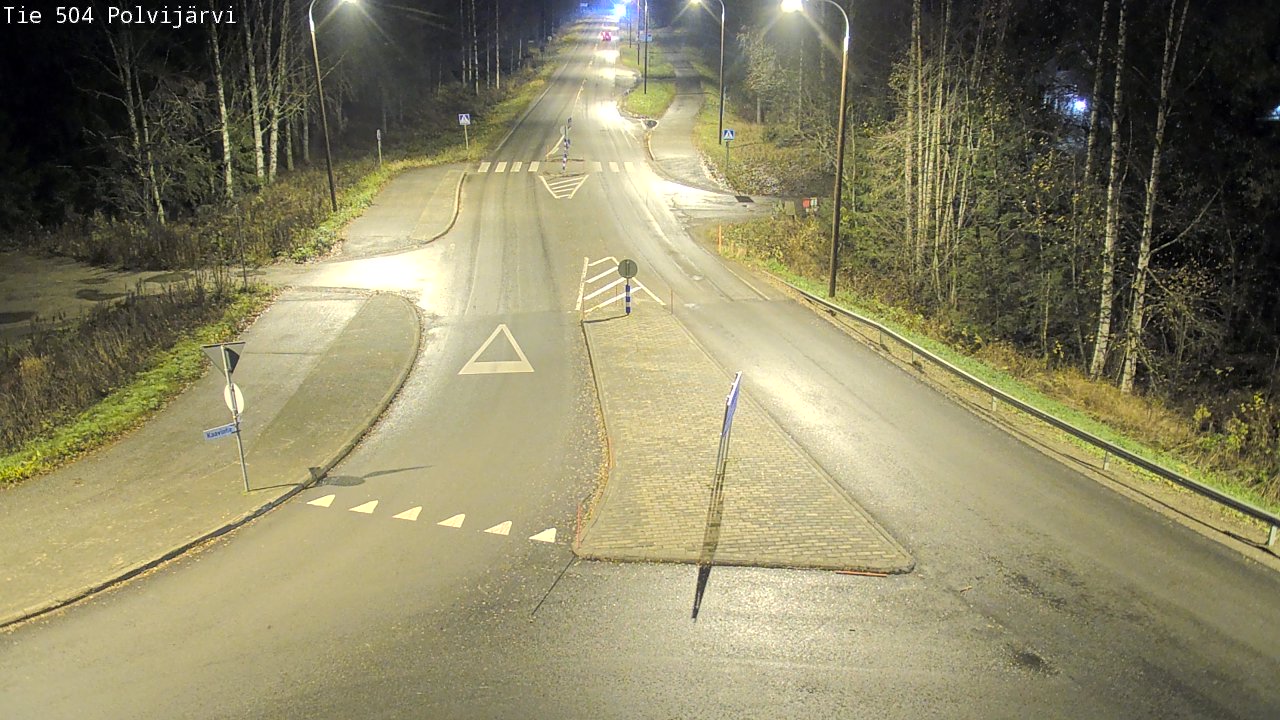 Kelikamerat Kuva Tie 504 Polvijärvi, Polvijärvi, Pohjois-Karjala