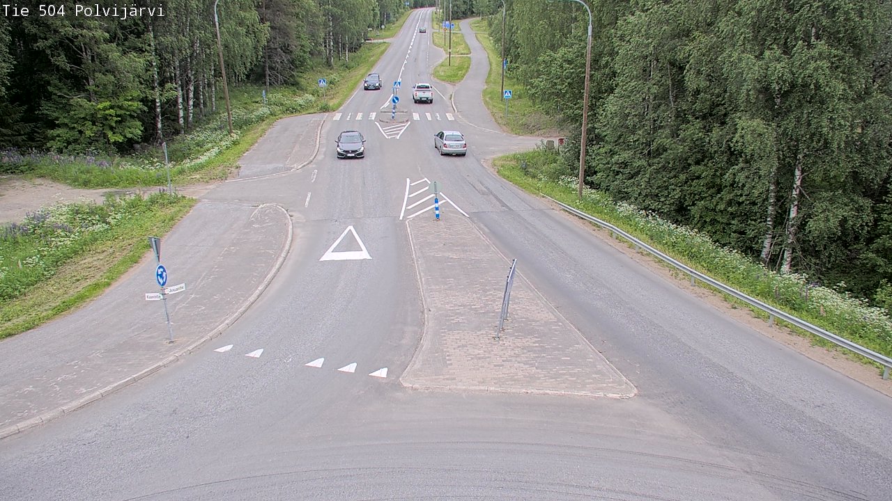 Kelikamerat Kuva Tie 504 Polvijärvi, Polvijärvi, Pohjois-Karjala