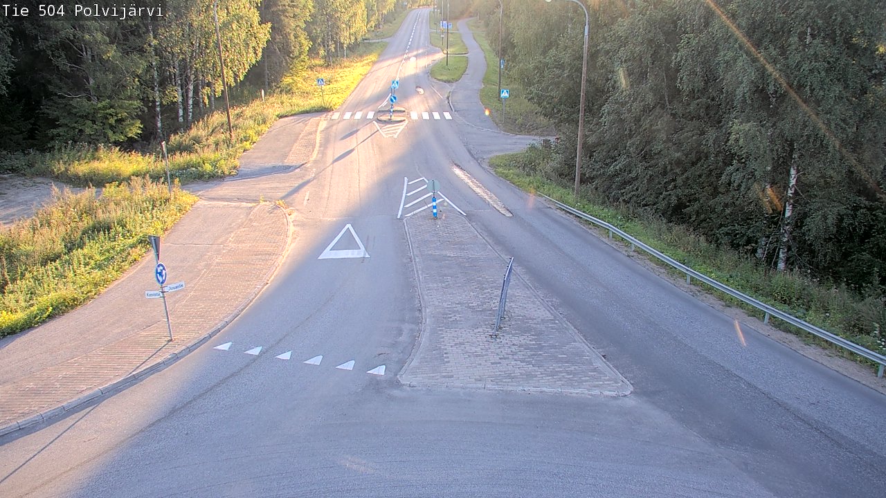 Weather Camera Image Road 504 Polvijärvi, Polvijärvi, Pohjois-Karjala