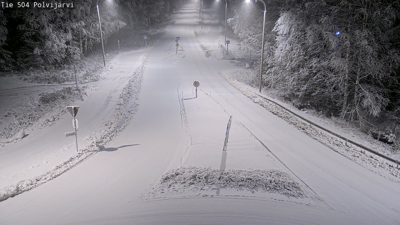 Kelikamerat Kuva Tie 504 Polvijärvi, Polvijärvi, Pohjois-Karjala