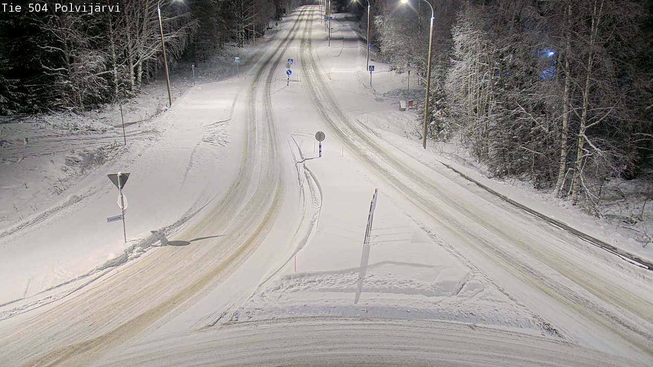 Kelikamerat Kuva Tie 504 Polvijärvi, Polvijärvi, Pohjois-Karjala