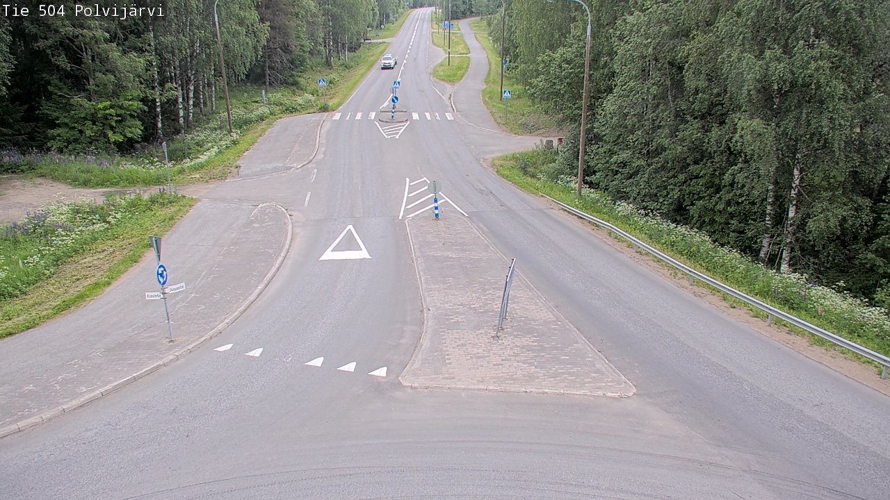 Kelikamerat Kuva Tie 504 Polvijärvi, Polvijärvi, Pohjois-Karjala