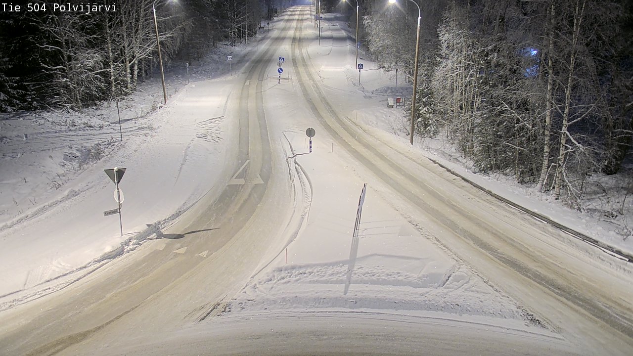 Kelikamerat Kuva Tie 504 Polvijärvi, Polvijärvi, Pohjois-Karjala