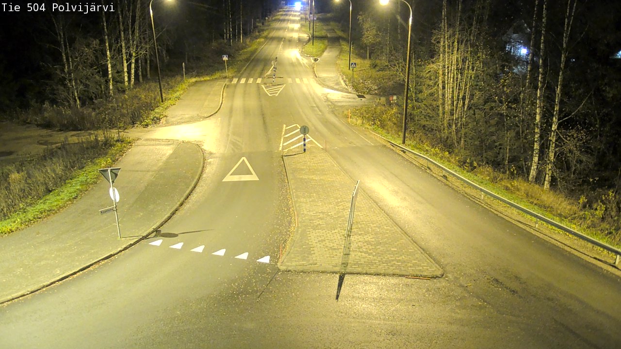 Kelikamerat Kuva Tie 504 Polvijärvi, Polvijärvi, Pohjois-Karjala