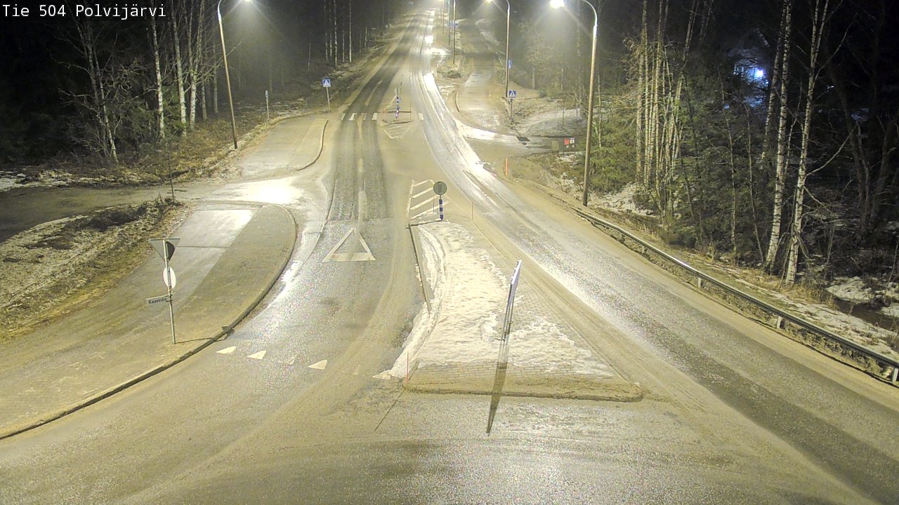 Weather Camera Image Road 504 Polvijärvi, Polvijärvi, Pohjois-Karjala
