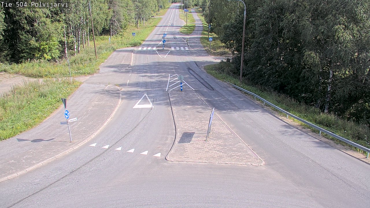 Weather Camera Image Road 504 Polvijärvi, Polvijärvi, Pohjois-Karjala